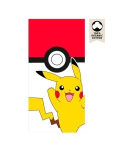Vonios ir paplūdimio rankšluostis Pokemon Pikachu 4402D383