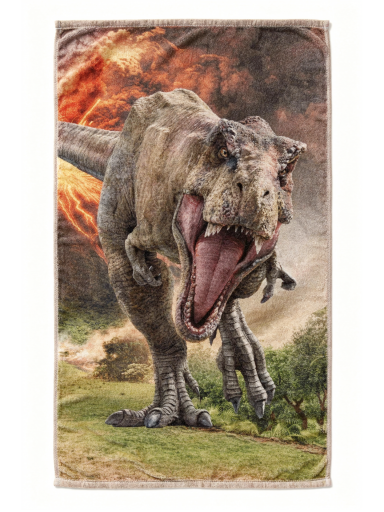 Vonios ir paplūdimio rankšluostis Jurassic World Volcano 5081D313
