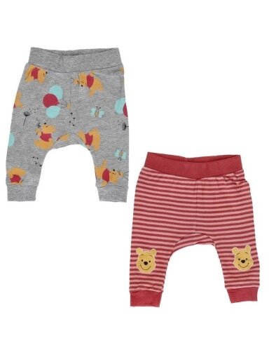 Winnie the Pooh kelnės kūdikiui, 2 vnt Winnie the Pooh kelnės kūdikiui, 2 vnt